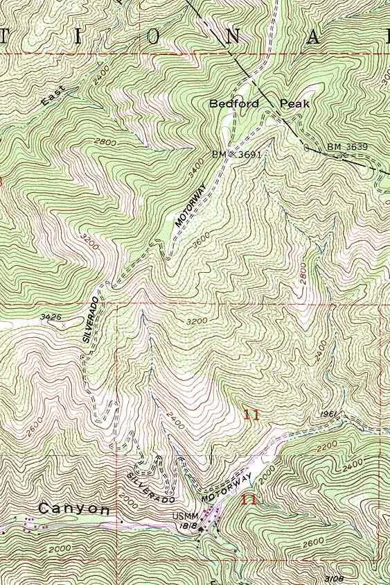Topo map